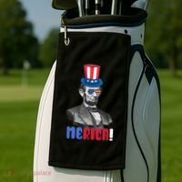 Abraham Lincoln President 4th Of July Gift Merica Gift Golf Towel thumb 2