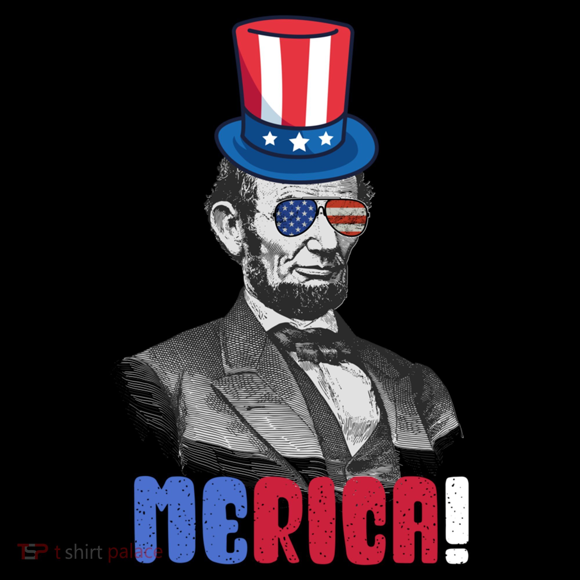 Abraham Lincoln President 4th Of July Gift Merica Gift Kids Colorblock Raglan Jersey
