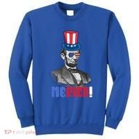 Abraham Lincoln President 4th Of July Gift Merica Gift Sweatshirt thumb 0