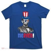 Abraham Lincoln President 4th Of July Gift Merica Gift T-Shirt thumb 0