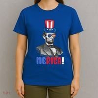 Abraham Lincoln President 4th Of July Gift Merica Gift T-Shirt thumb 4