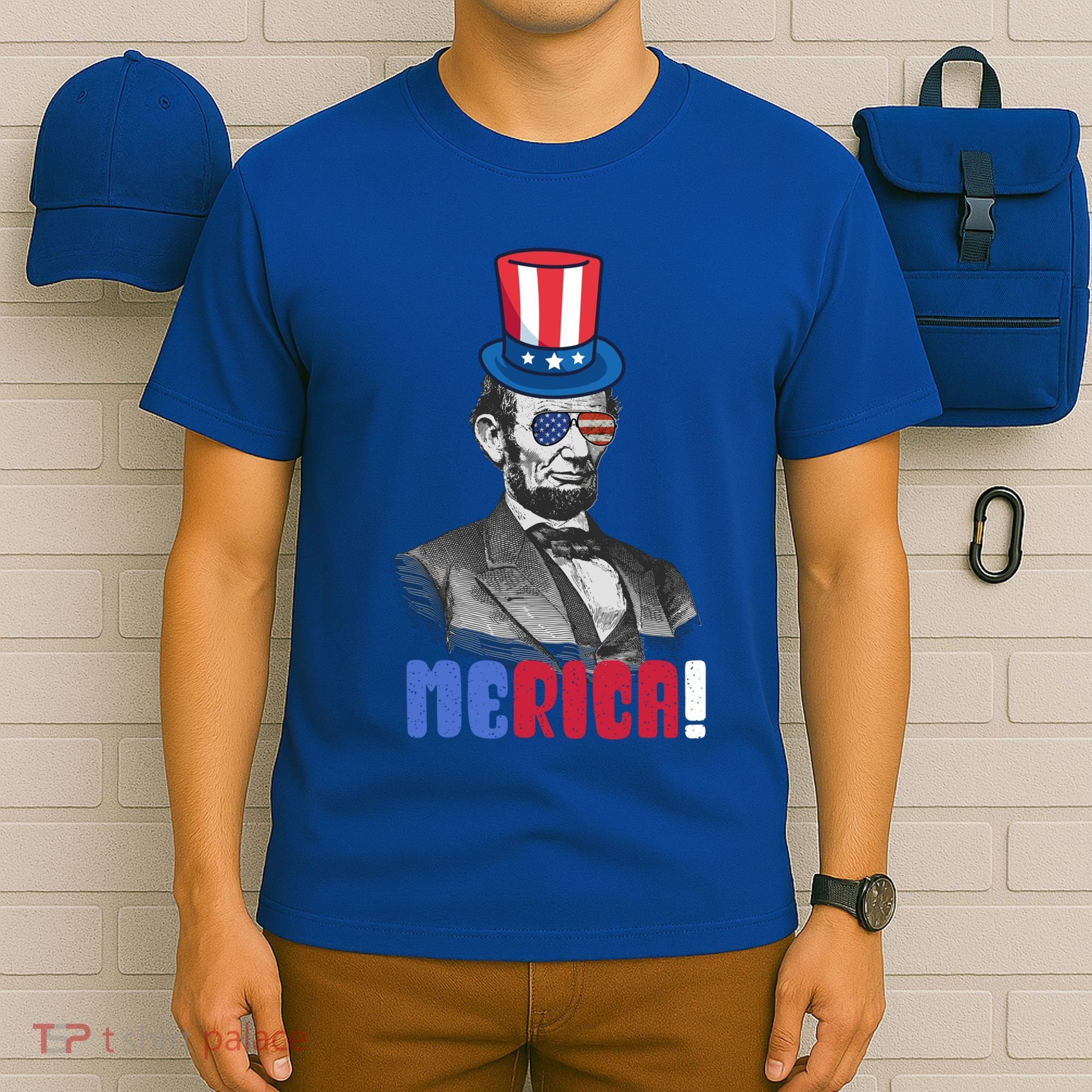 Abraham Lincoln President 4th Of July Gift Merica Gift T-Shirt
