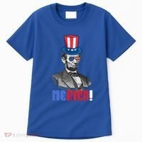 Abraham Lincoln President 4th Of July Gift Merica Gift Tall T-Shirt thumb 0