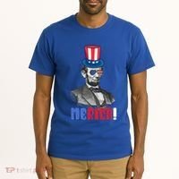Abraham Lincoln President 4th Of July Gift Merica Gift Tall T-Shirt thumb 2