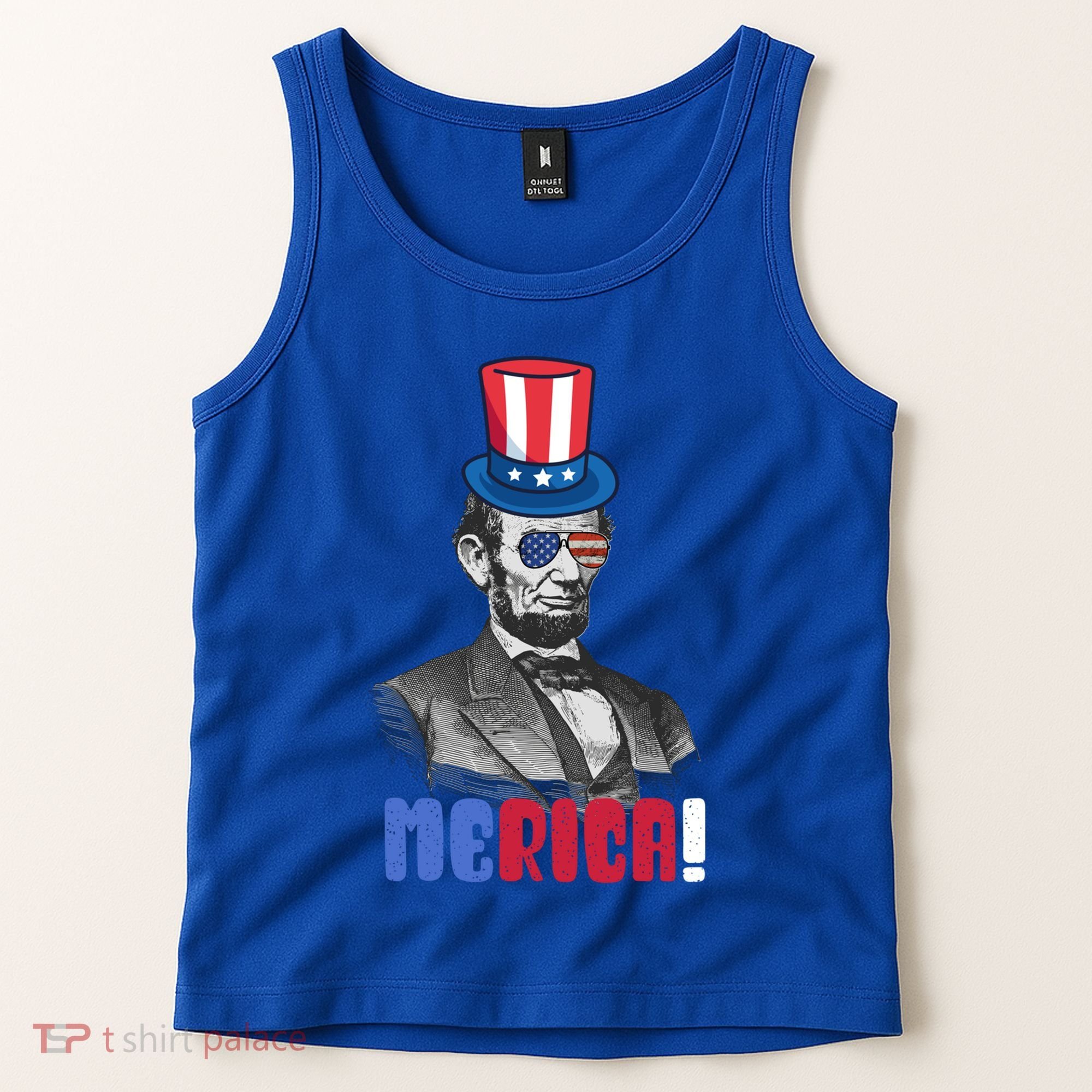 Abraham Lincoln President 4th Of July Gift Merica Gift Tank Top