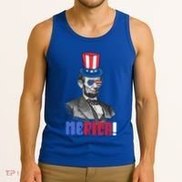 Abraham Lincoln President 4th Of July Gift Merica Gift Tank Top thumb 3