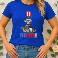 Abraham Lincoln President 4th Of July Gift Merica Gift Women's T-Shirt thumb 2