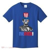 Abraham Lincoln President 4th Of July Gift Merica Gift Kids T-Shirt thumb 0