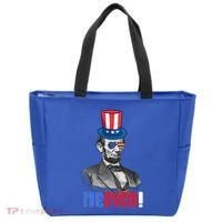 Abraham Lincoln President 4th Of July Gift Merica Gift Tote Bag thumb 0
