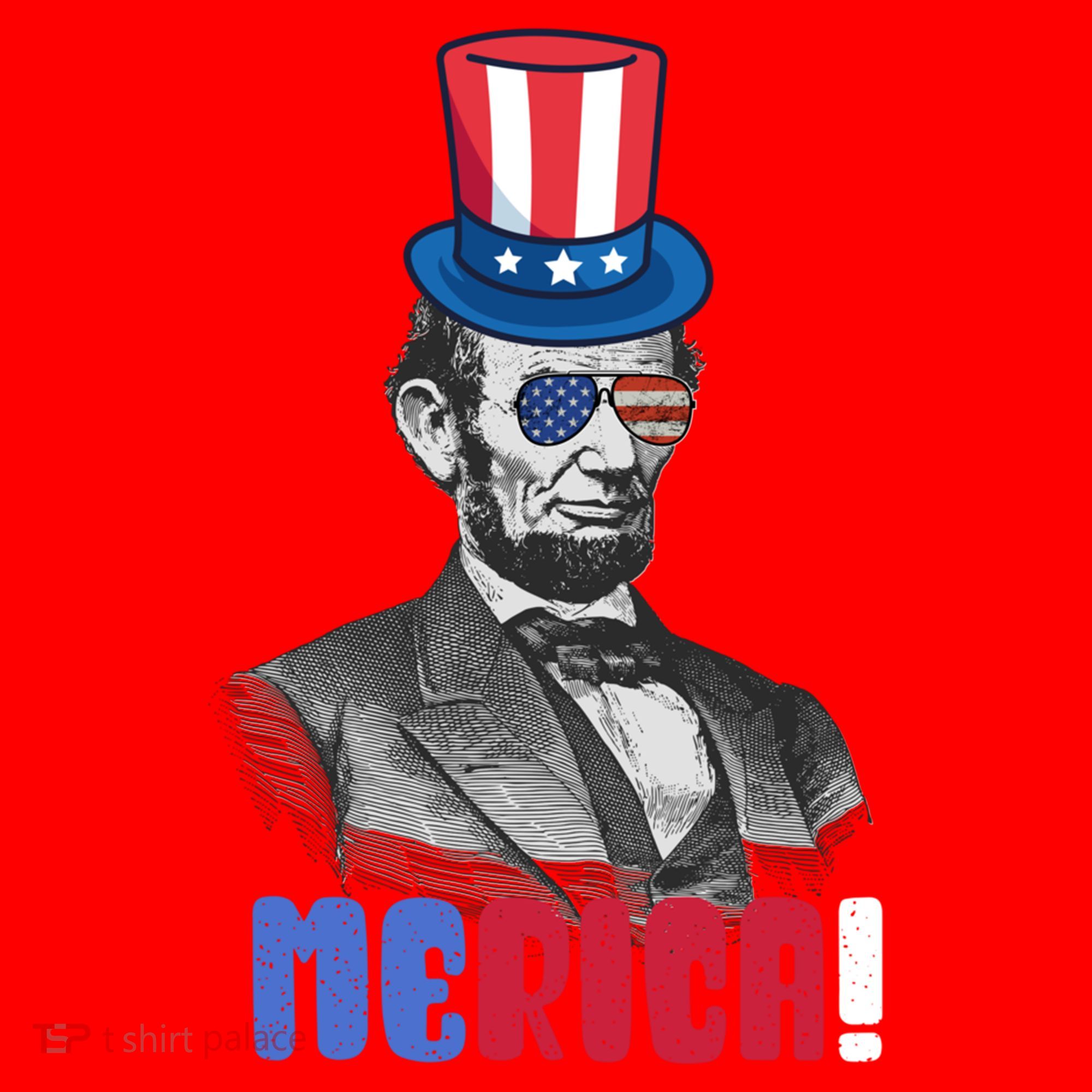 Abraham Lincoln President 4th Of July Gift Merica Gift Santa Hat