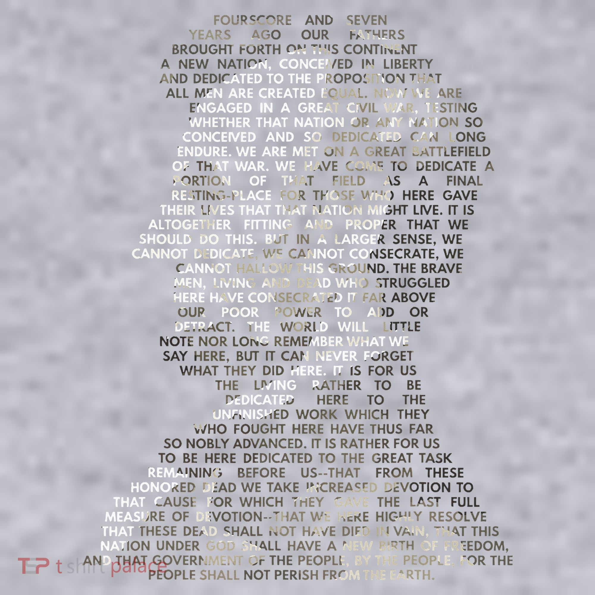 Abraham Lincoln Portrait Gettysburg Address Women's Sweatshirt