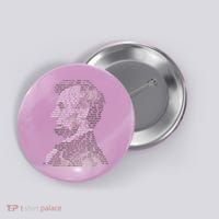 Abraham Lincoln Portrait Gettysburg Address Button thumb 0