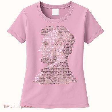 Abraham Lincoln Portrait Gettysburg Address Women's T-Shirt