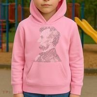 Abraham Lincoln Portrait Gettysburg Address Kids Hoodie thumb 2