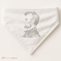 Abraham Lincoln Portrait Gettysburg Address USA-Made Doggie Bandana thumb 0