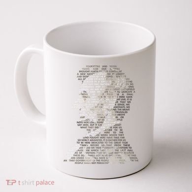 Abraham Lincoln Portrait Gettysburg Address Coffee Mug