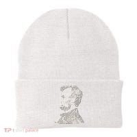 Abraham Lincoln Portrait Gettysburg Address Beanie thumb 0
