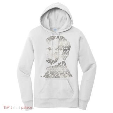 Abraham Lincoln Portrait Gettysburg Address Women's Hoodie