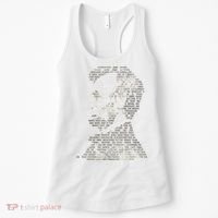 Abraham Lincoln Portrait Gettysburg Address Women's Tank Top thumb 0