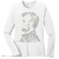 Abraham Lincoln Portrait Gettysburg Address Women's Long Sleeve Shirt thumb 0
