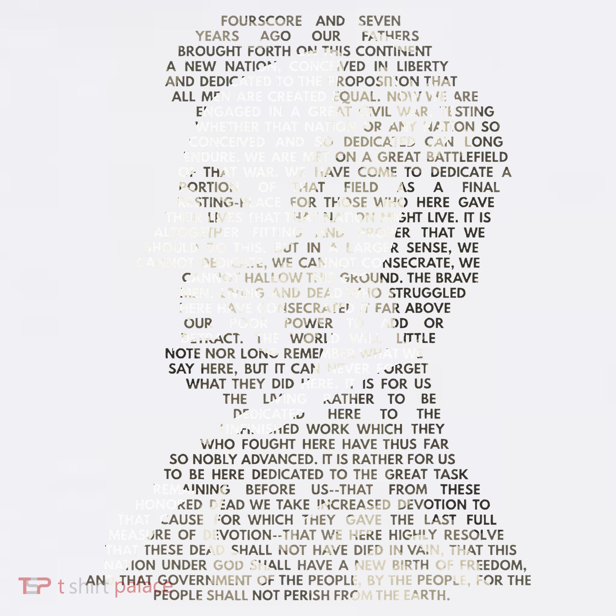 Abraham Lincoln Portrait Gettysburg Address Kids Sweatshirt