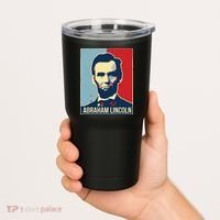 Abraham Lincoln President Gift For President's Day Tumbler thumb 2