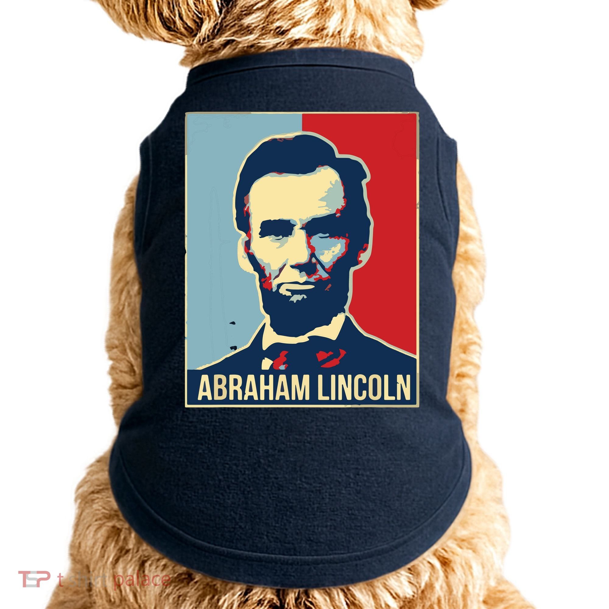 Abraham Lincoln President Gift For President's Day Doggie Tank