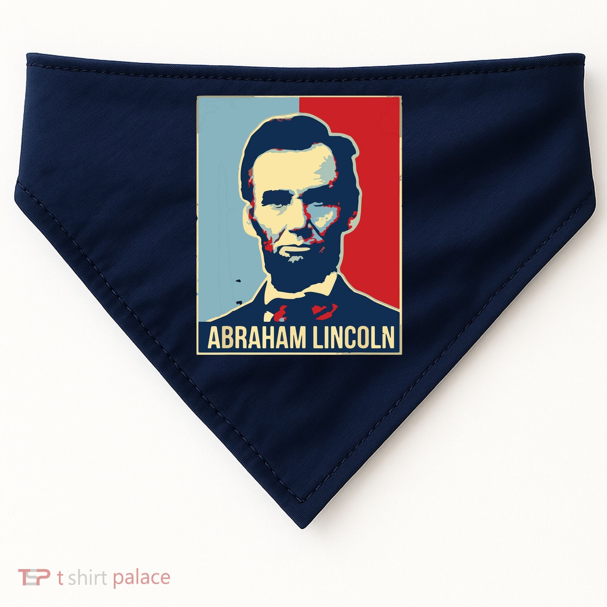 Abraham Lincoln President Gift For President's Day USA-Made Doggie Bandana