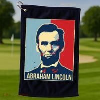 Abraham Lincoln President Gift For President's Day Golf Towel thumb 1