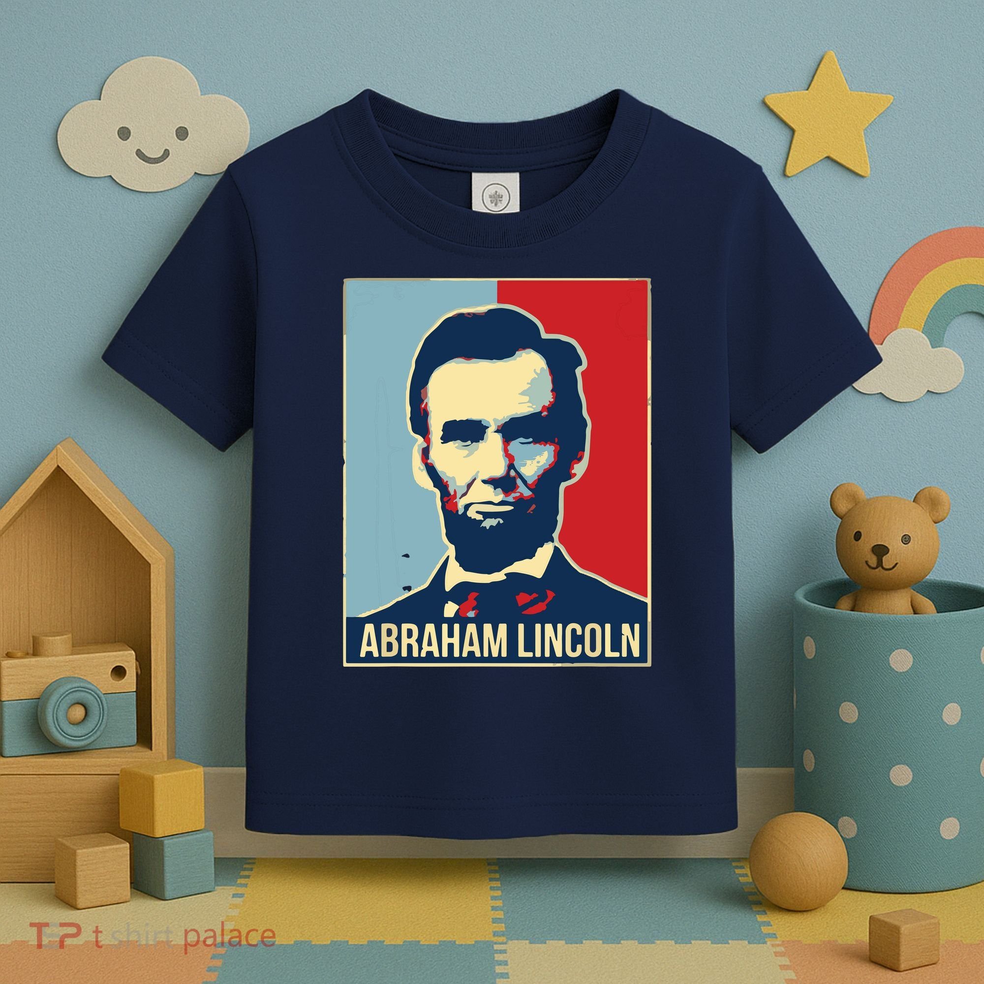 Abraham Lincoln President Gift For President's Day Toddler T-Shirt