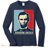 Abraham Lincoln President Gift For President's Day Women's Long Sleeve Shirt thumb 0
