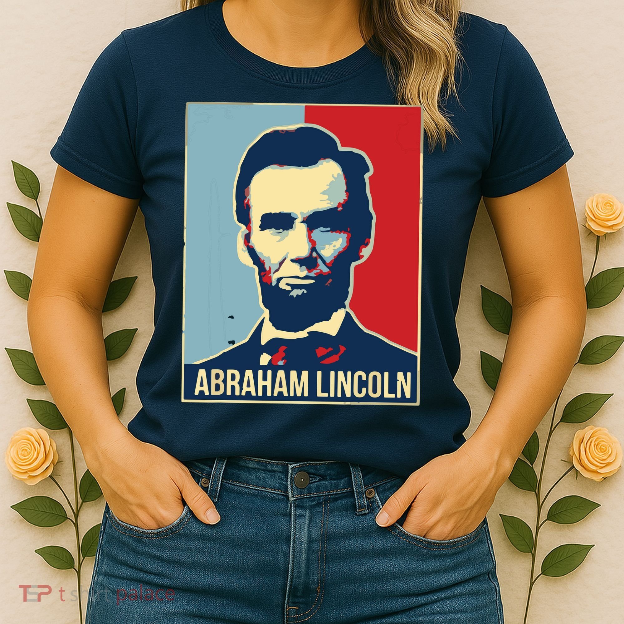 Abraham Lincoln President Gift For President's Day Women's T-Shirt