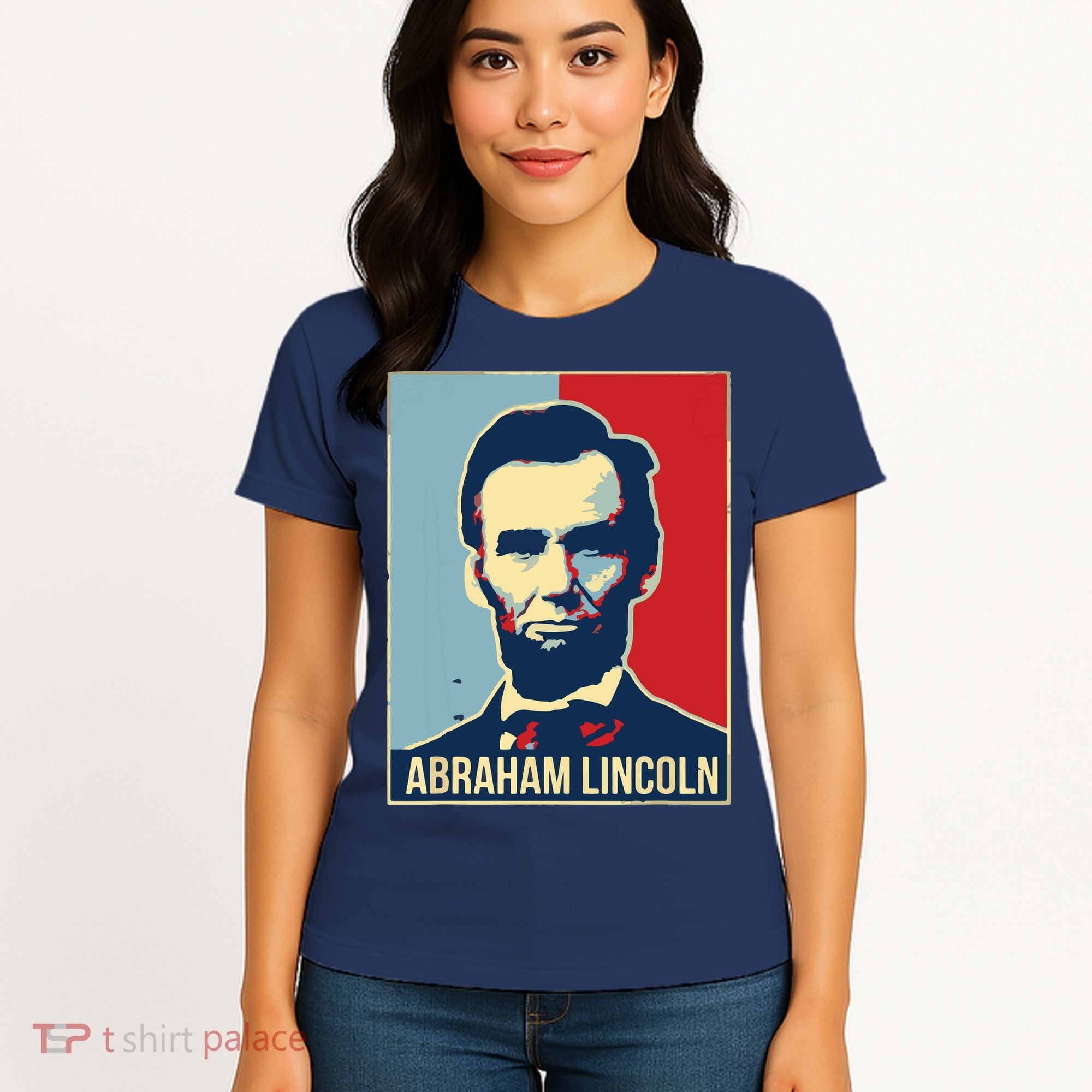 Abraham Lincoln President Gift For President's Day Women's T-Shirt