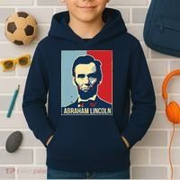 Abraham Lincoln President Gift For President's Day Kids Hoodie thumb 2