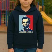 Abraham Lincoln President Gift For President's Day Kids Hoodie thumb 3