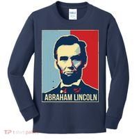 Abraham Lincoln President Gift For President's Day Kids Long Sleeve Shirt thumb 0
