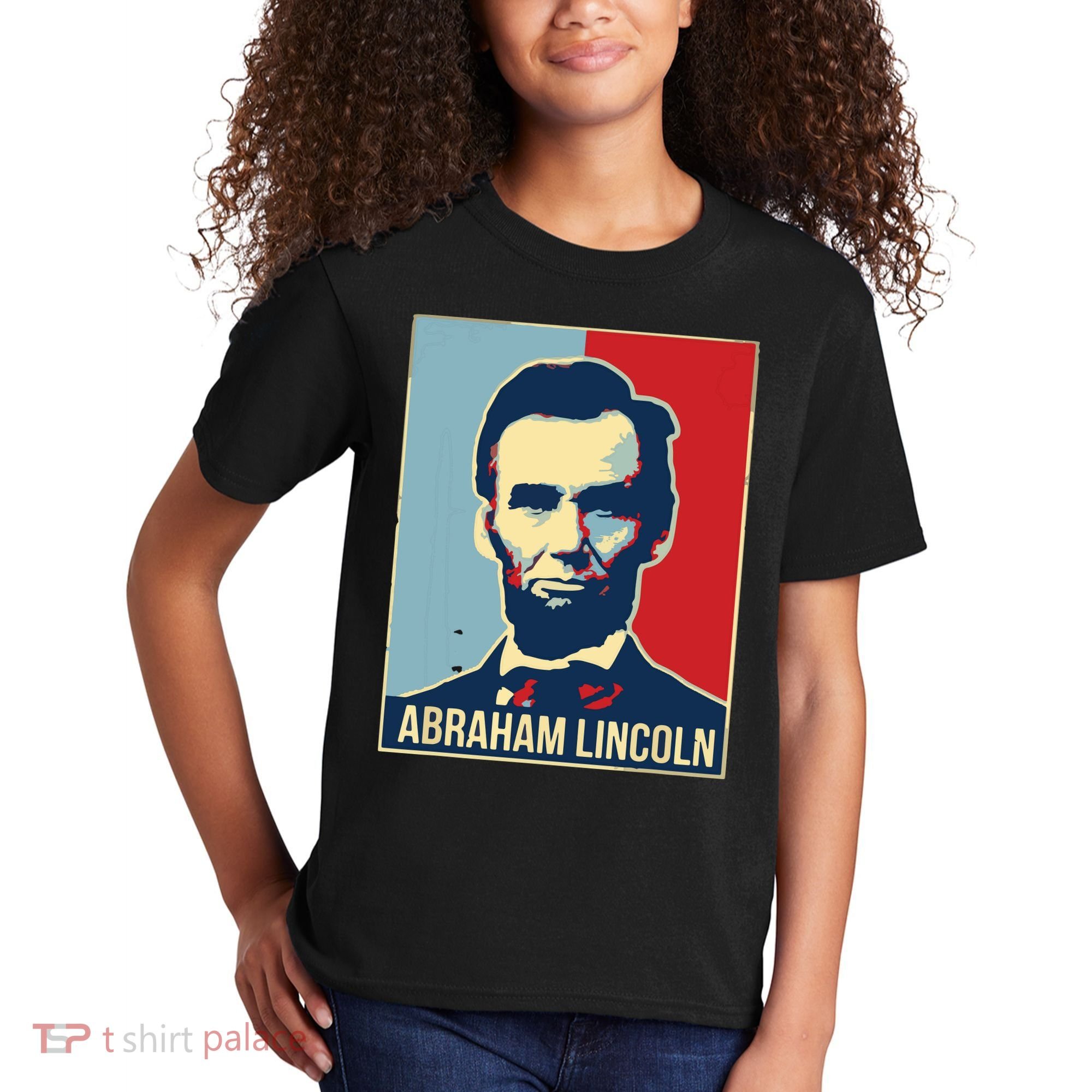 Abraham Lincoln President Gift For President's Day Kids T-Shirt
