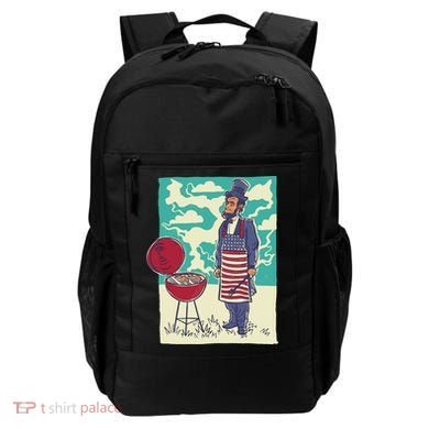 Abe Lincoln Patriotic Barbeque BBQ Backpack