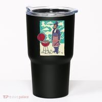 Abe Lincoln Patriotic Barbeque BBQ Tumbler thumb 0