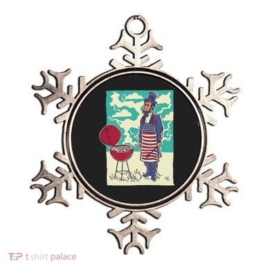 Abe Lincoln Patriotic Barbeque BBQ Ornament