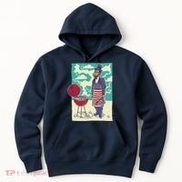 Abe Lincoln Patriotic Barbeque BBQ Hoodie thumb 0