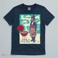 Abe Lincoln Patriotic Barbeque BBQ T-Shirt thumb 5