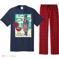 Abe Lincoln Patriotic Barbeque BBQ Pajama Set thumb 0