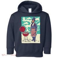 Abe Lincoln Patriotic Barbeque BBQ Toddler Hoodie thumb 0