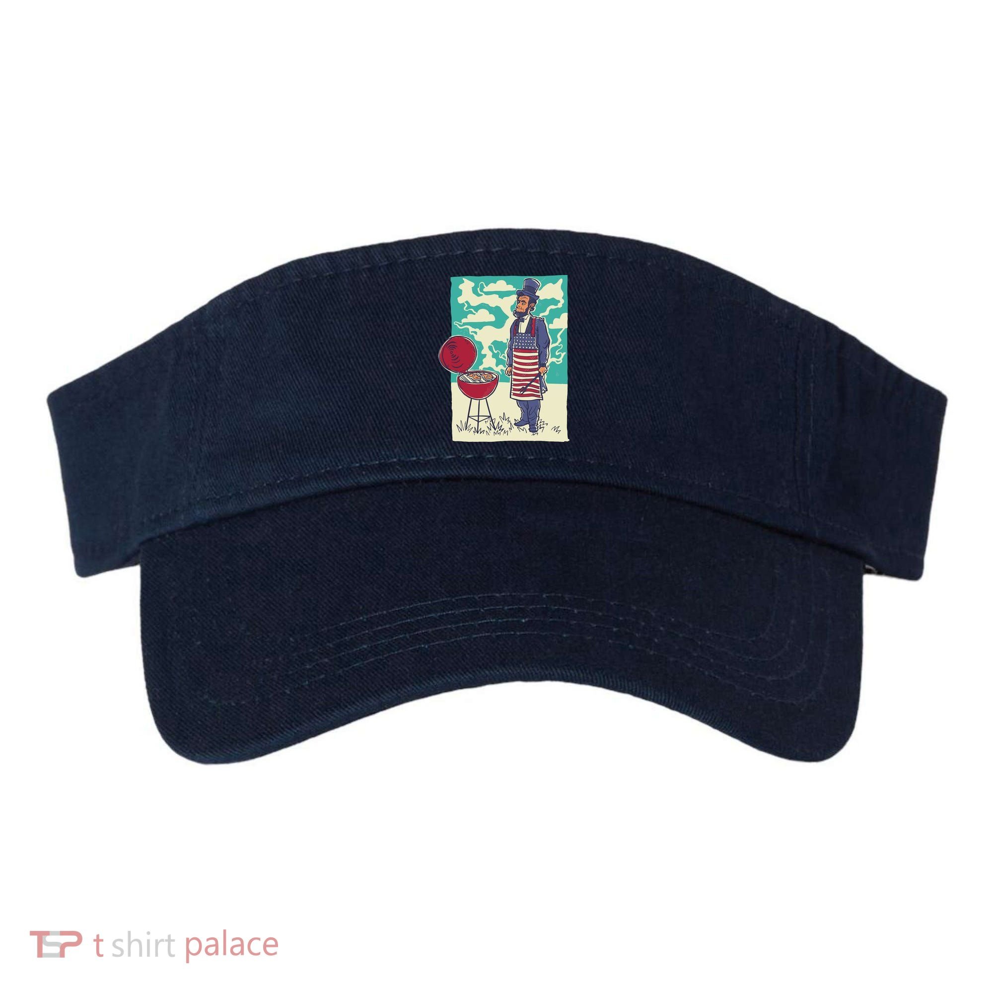 Abe Lincoln Patriotic Barbeque BBQ Visor