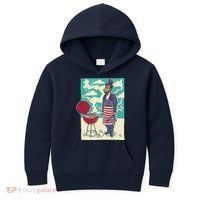 Abe Lincoln Patriotic Barbeque BBQ Kids Hoodie thumb 0