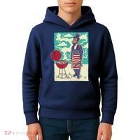 Abe Lincoln Patriotic Barbeque BBQ Kids Hoodie thumb 4