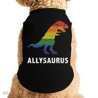 Ally LGBT Pride Allysaurus Dinosaur Doggie Tank thumb 0
