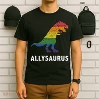 Ally LGBT Pride Allysaurus Dinosaur T-Shirt thumb 6