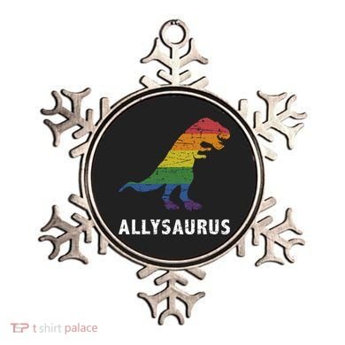 Ally LGBT Pride Allysaurus Dinosaur Ornament